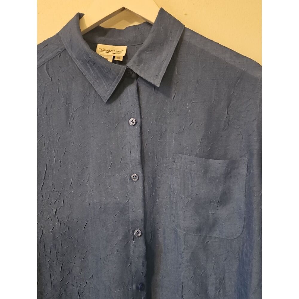 Coldwater Creek Woman Button Up Top XL - Picture 3 of 8